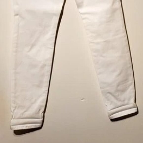 Women's Gloria Vanderbilt White Jeans Slim Leg - Size 8 - Mint Made in Egypt - Picture 5 of 6